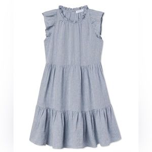 Lake Pajamas Helen Dress in Blue Linen